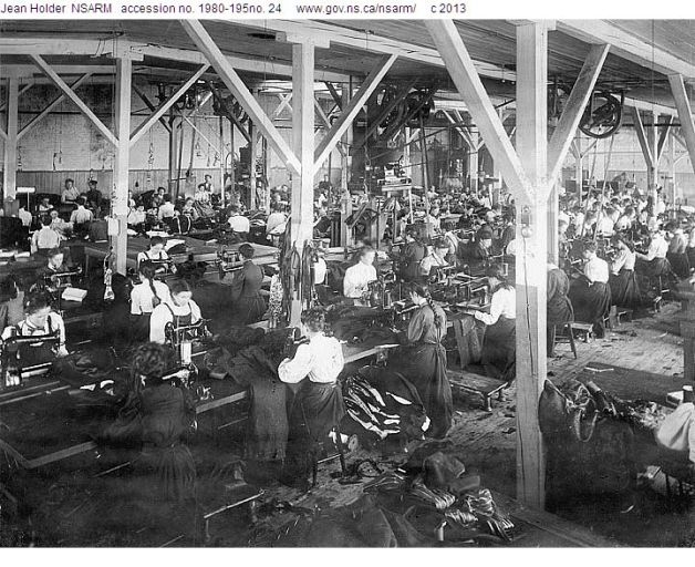 Workshop at Claytons & Sons ca. 1900 (Source: NSARM)