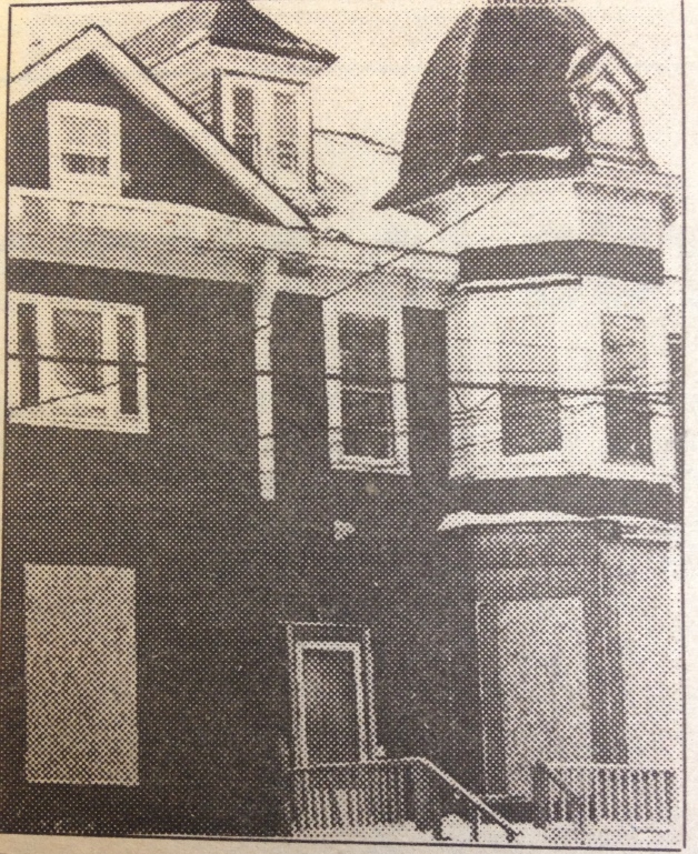2518 Gottingen Street. Photo taken from The North End News, 9 March 1989